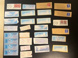 21 timbres distributeur & oblitérations
