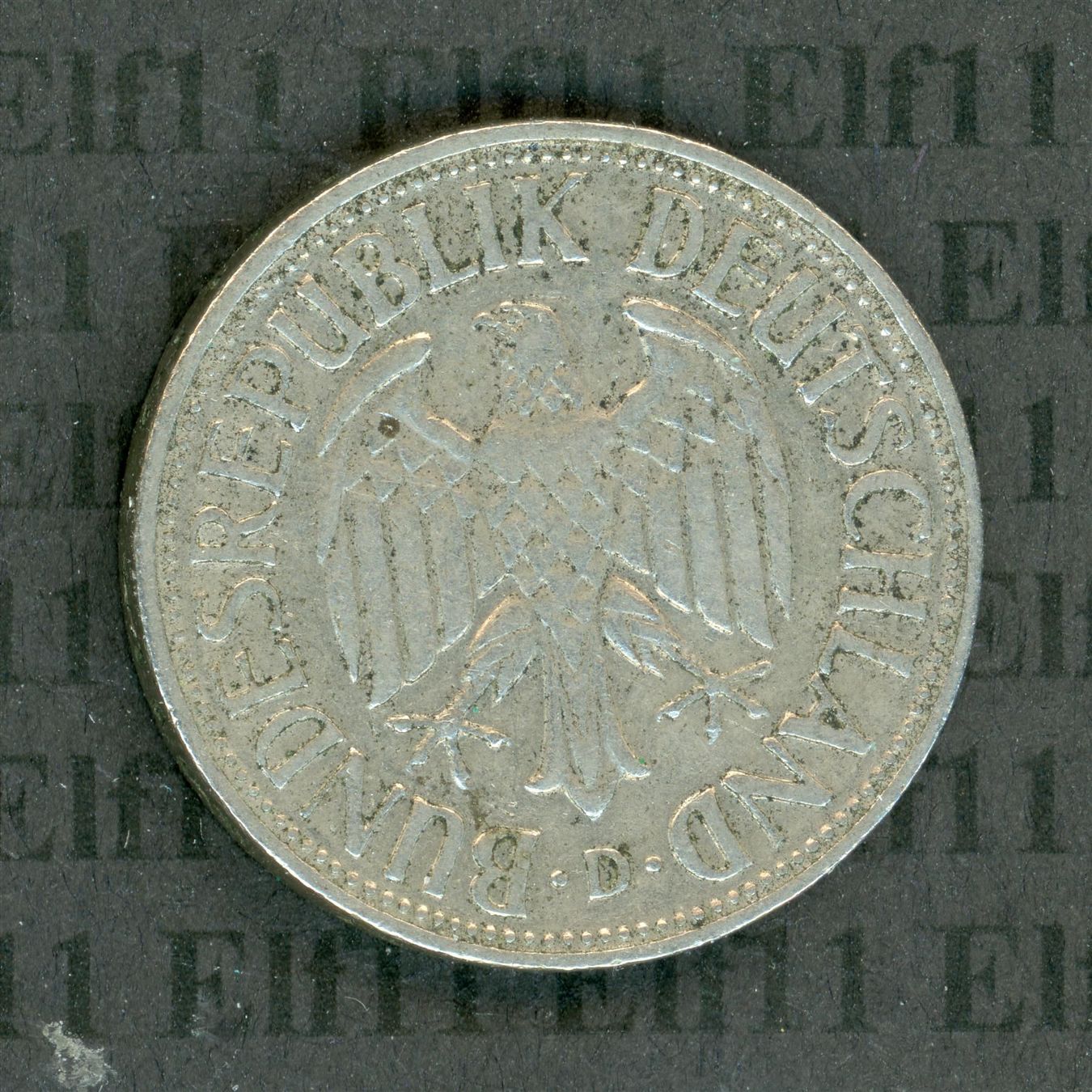 Tutti le monete: DEM___1.00 1950 D -vz 1 Deutsche Mark – Usato da Widnau venduto da Elf11 1
