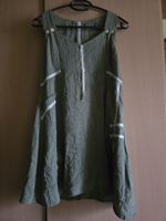 Tunique en lin, taille M, kaki