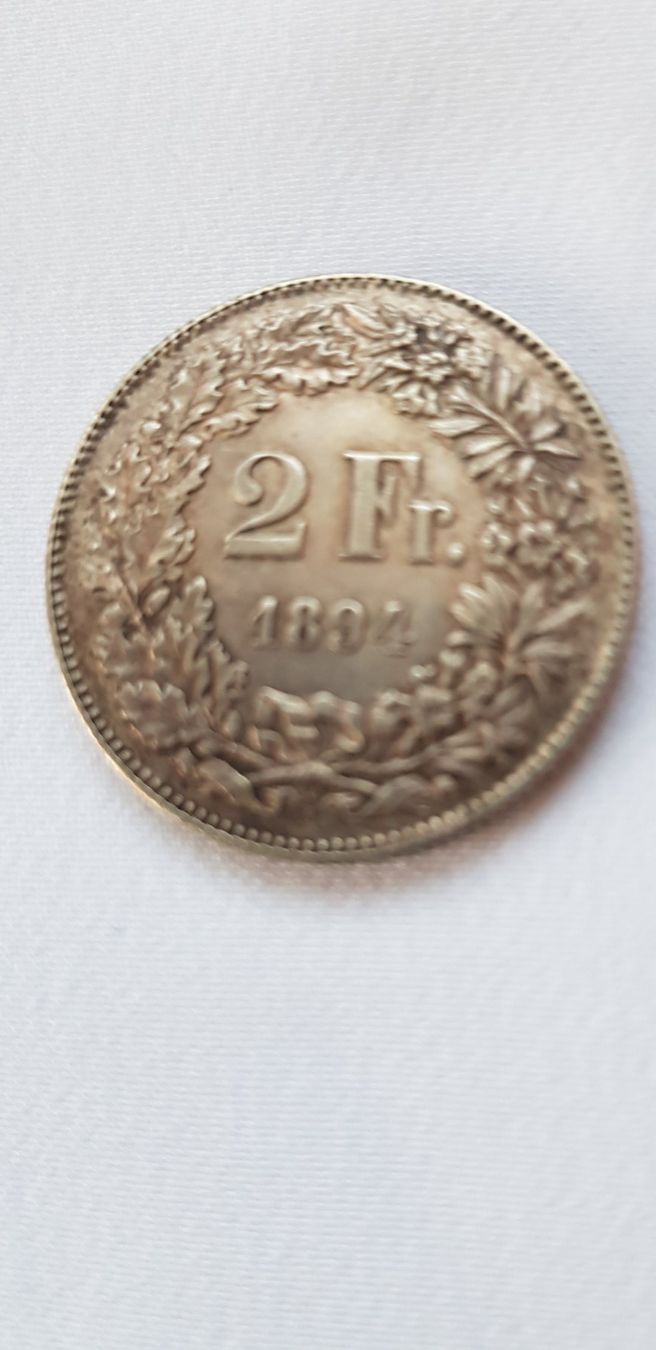 Tutti le monete: 2 Franken 1894 Schweiz – Usato da Dällikon venduto da Toyfan 2