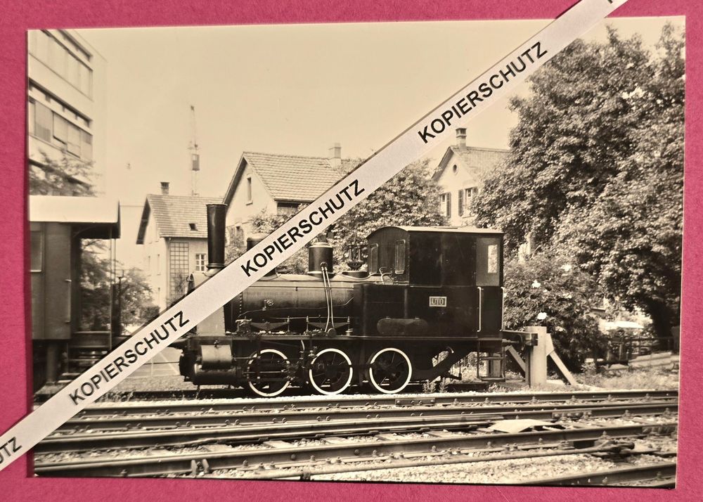 SBB - SZU - SiTB - Photo 15x10 - E.Christen - Dampflok 1975 (Gebraucht