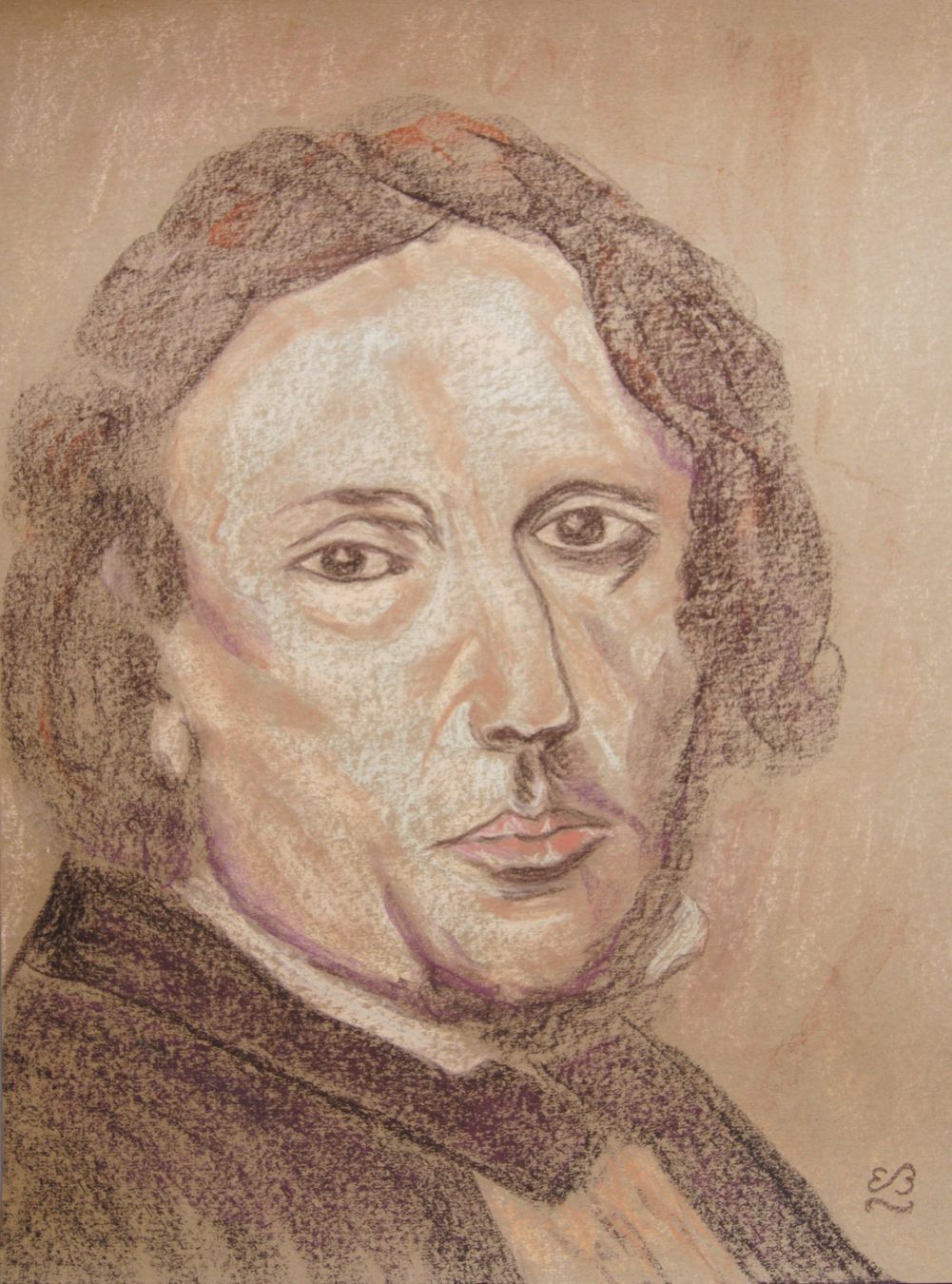 Gemälde: Pastell Zeichnung: Chopin – Neu (gemäss Beschreibung) aus Fribourg von erw_68dx