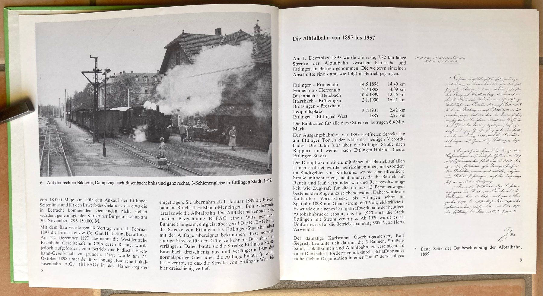 Libri: Bilder von der Albtalbahn - 1982 – Usato da Versoix venduto da Decapod 2
