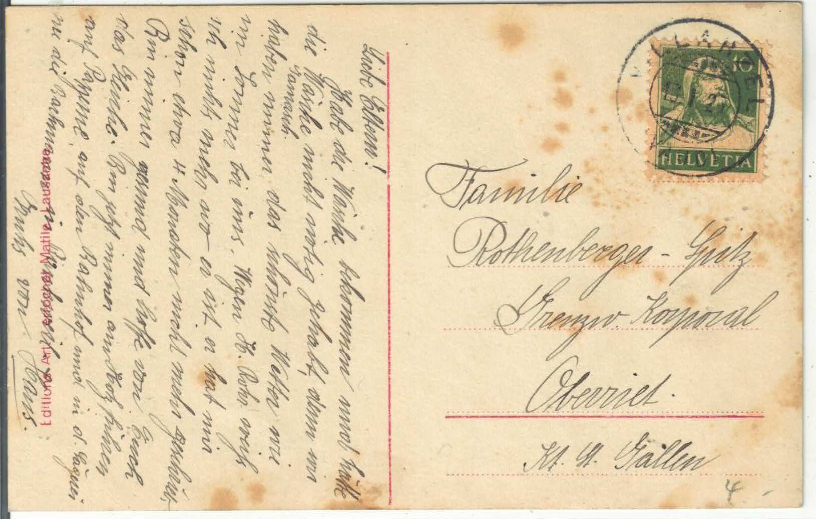 Cartes postales: Villarzel - Vue generale – D'occasion à Ettingen par Kartenplanet 1