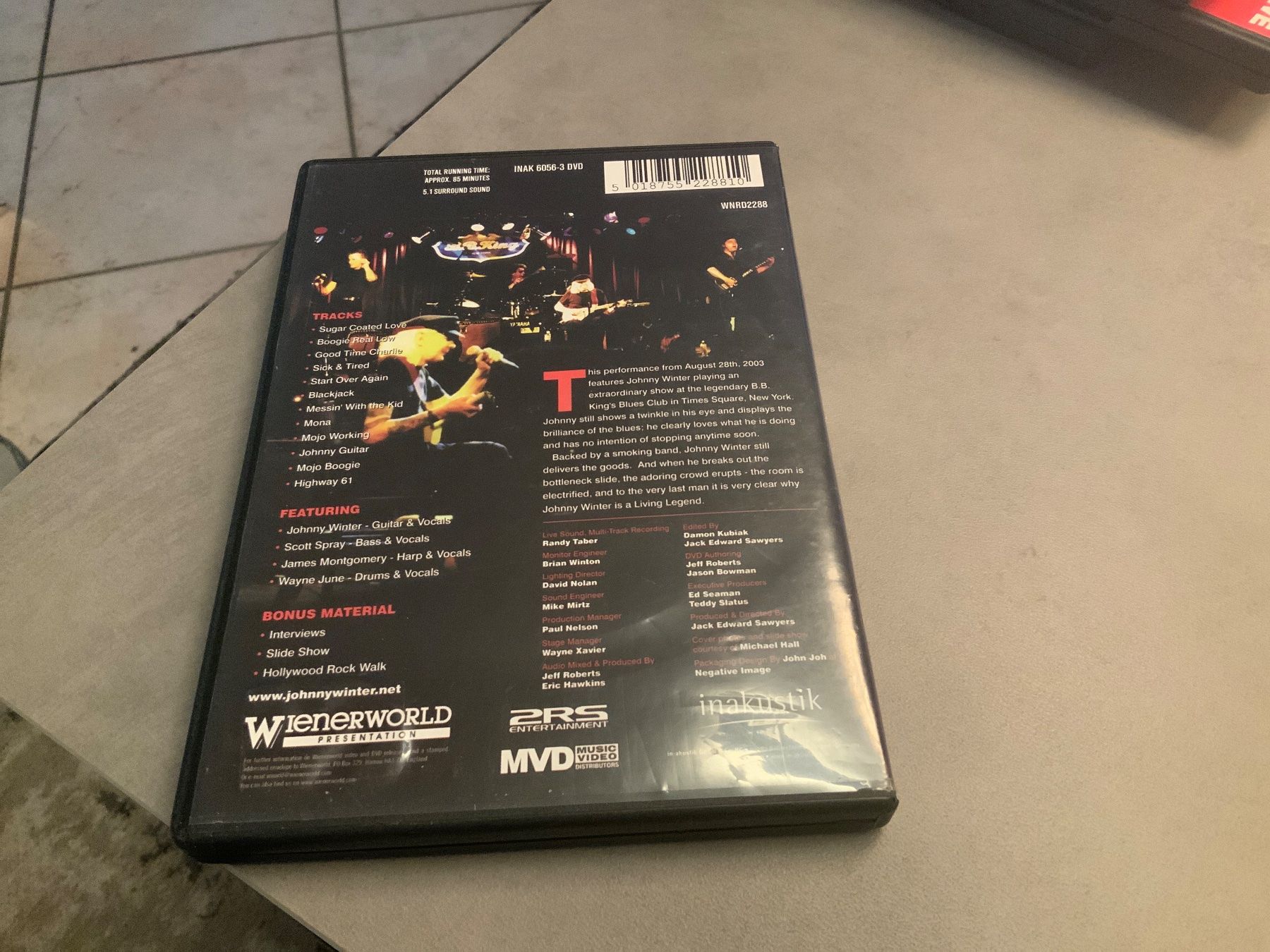 Tous les DVDs: Johnny Winter, Live in times square, DVD – D'occasion à Uster par Macita56 1