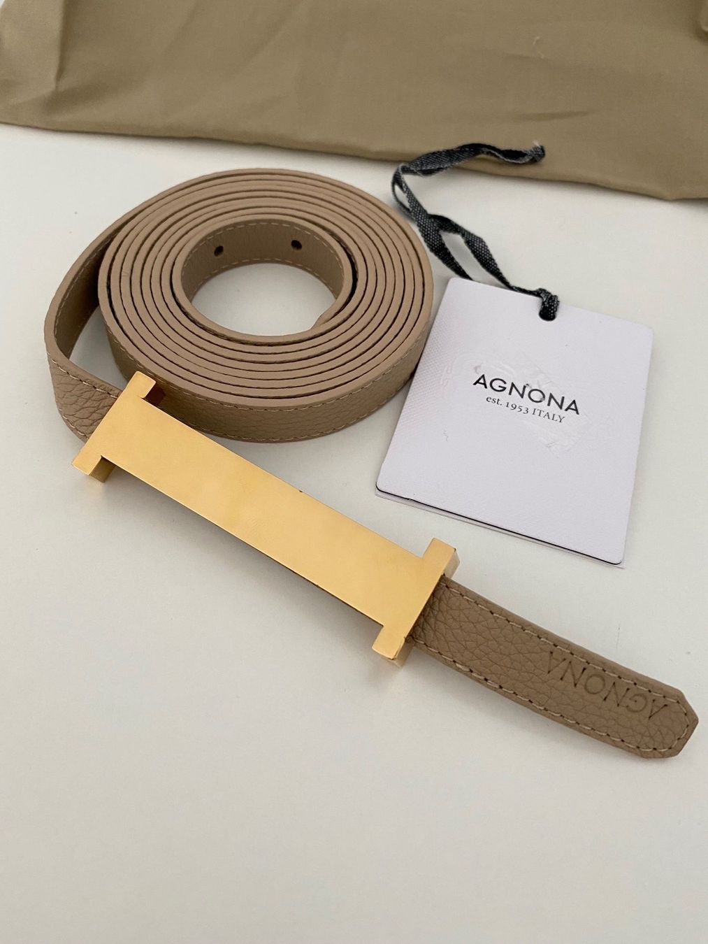 Agnona Cinture: Agnona Gürtel 85 - NEU – Nuovo e nell'imballaggio originale da Ponte Tresa venduto da La_Vie_En_Rose 1