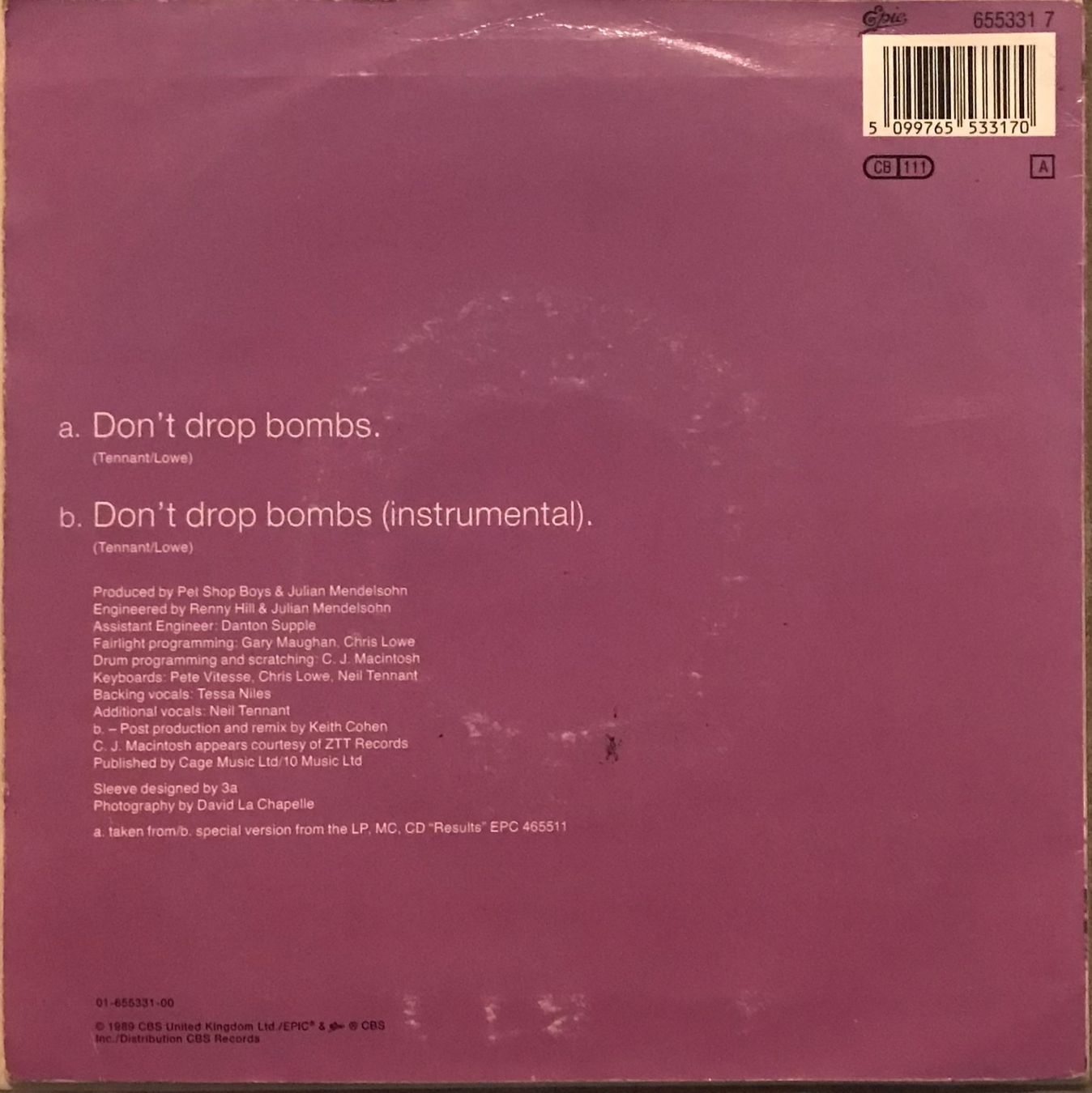 Schallplatten: LIZA MINNELLI - DON'T DROP BOMBS – Gebraucht aus Bussigny von vinyl-pas-cher 1