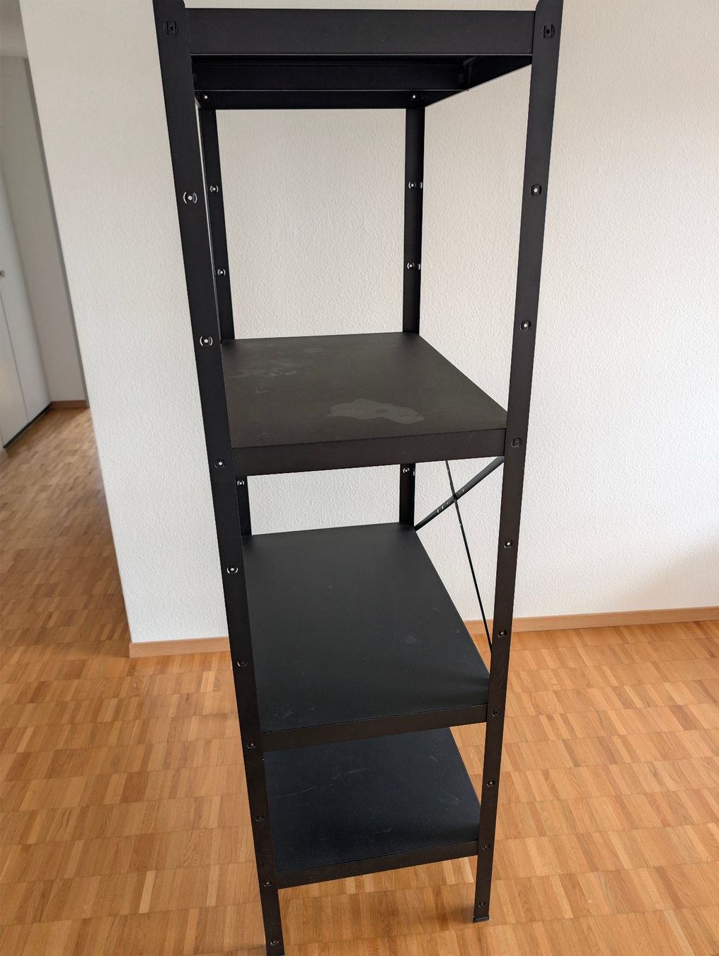 Ikea Regale: IKEA BROR Regal metall schwarz mit 4 Regalböden – Gebraucht aus Winterthur von viktor_f 1