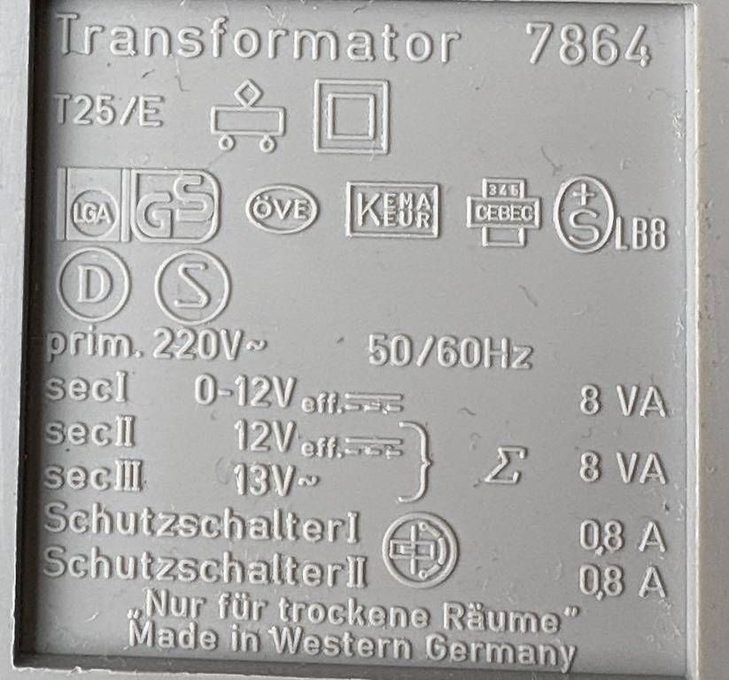 Batterie, Caricabatterie & Alimentatori: Lego Transformator 12V – Usato da Adligenswil venduto da Johnsepia 2