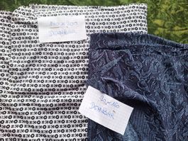 2 STK STOFF ZUM NÄHEN ( DEHNBAR )