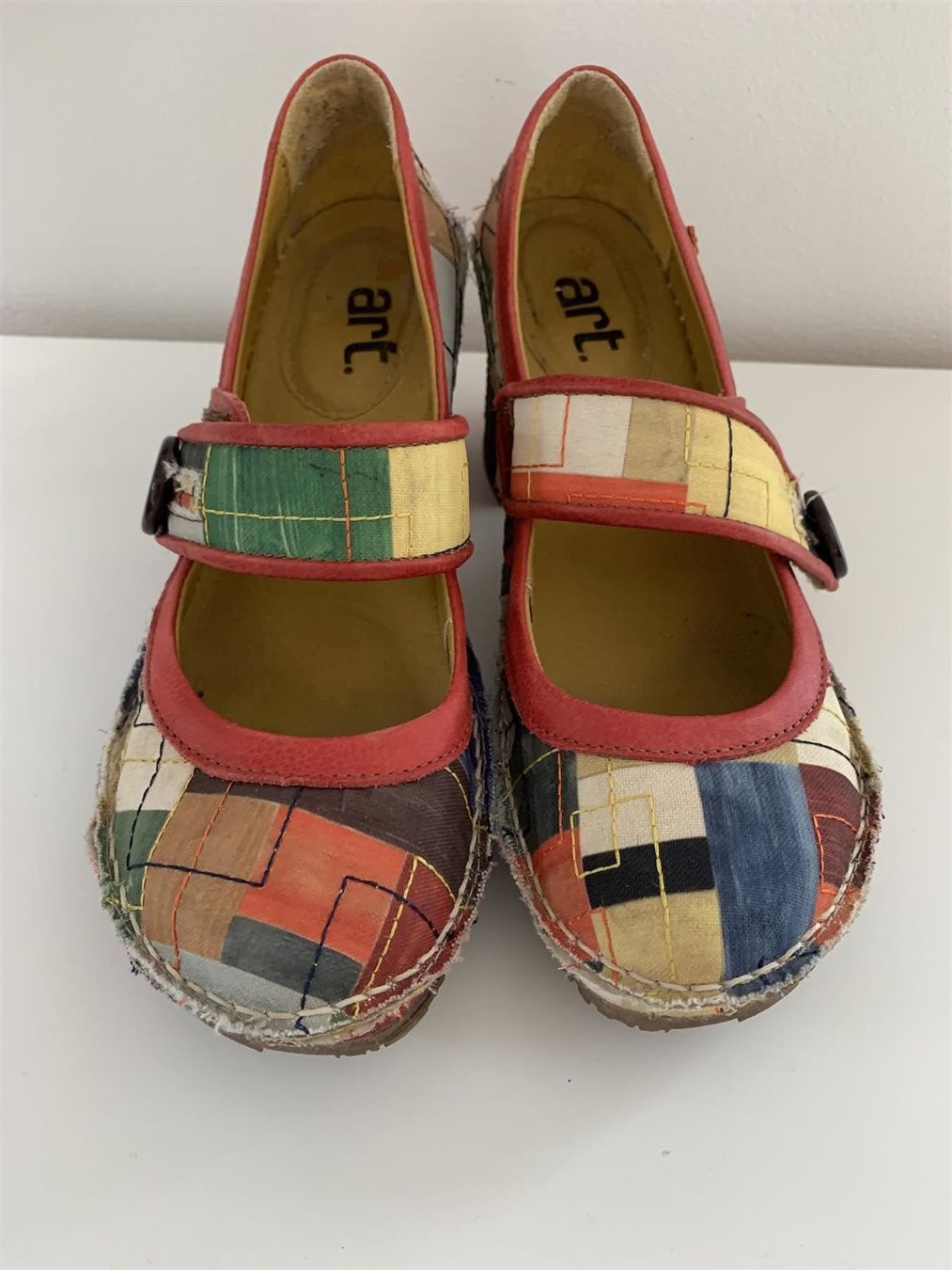 Art Scarpe da donna: ART schönste bunte Patchwork Pumps Gr 41 – Nuovo (secondo la descrizione) da Meiringen venduto da luanik 4