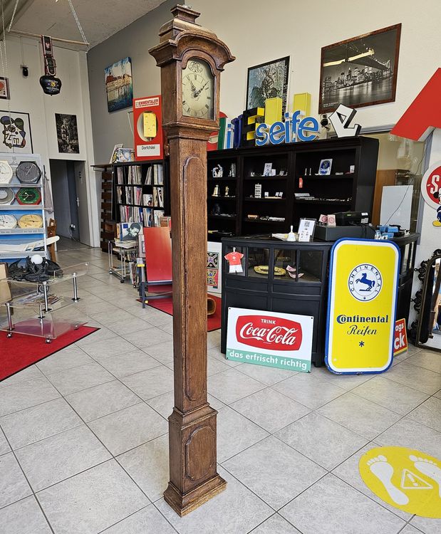 Antik Style Standuhr m Junghans Quartz W771 Uhrwerk Vintage Kaufen