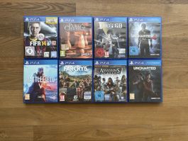 8x PS4 Spiele Bundle – Uncharted, Far Cry, Battlefield