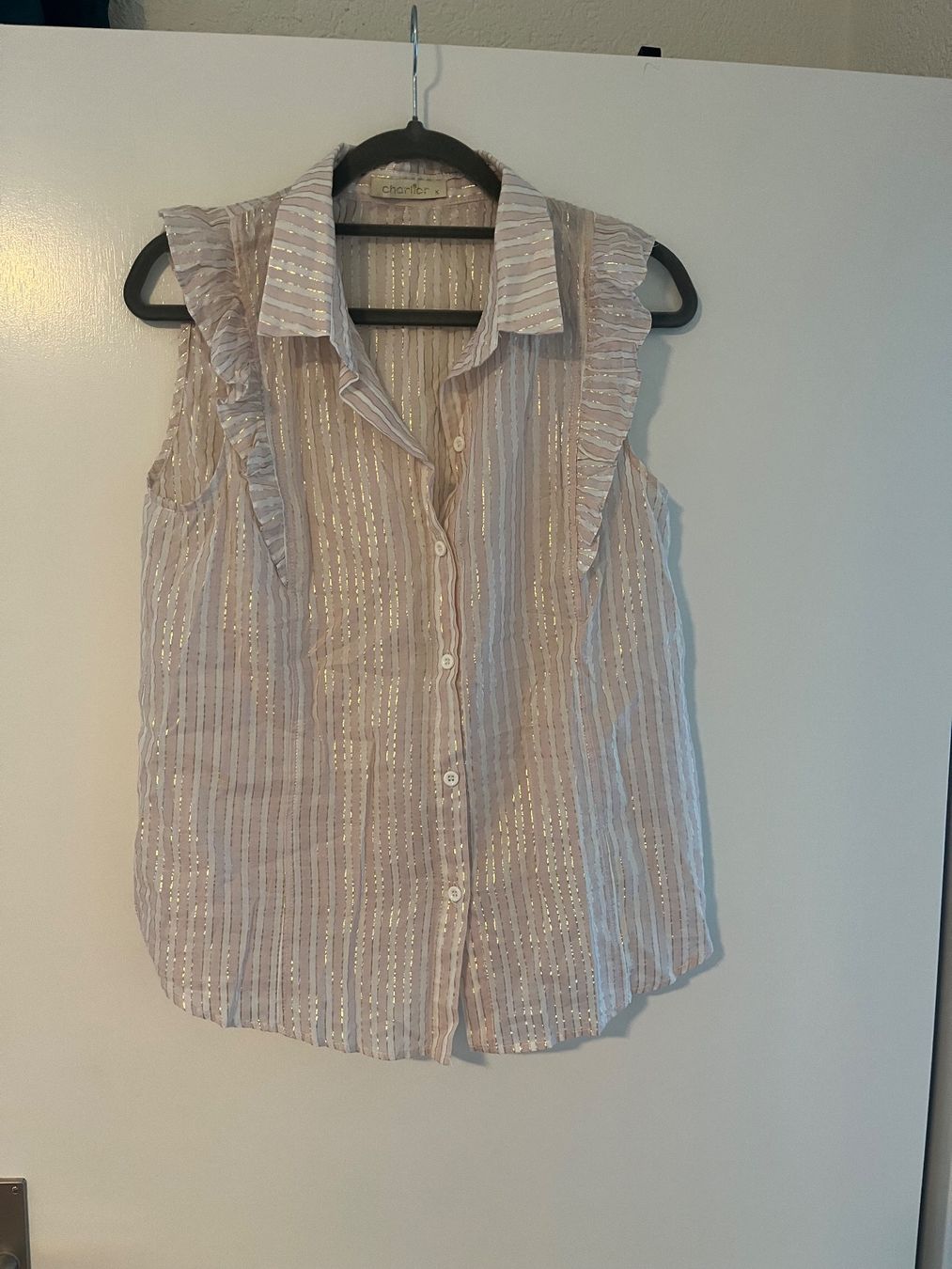 Blusen: Sommerliche Bluse von Charlior, Grösse M, gestreift – Gebraucht aus Baar von DealDiHei