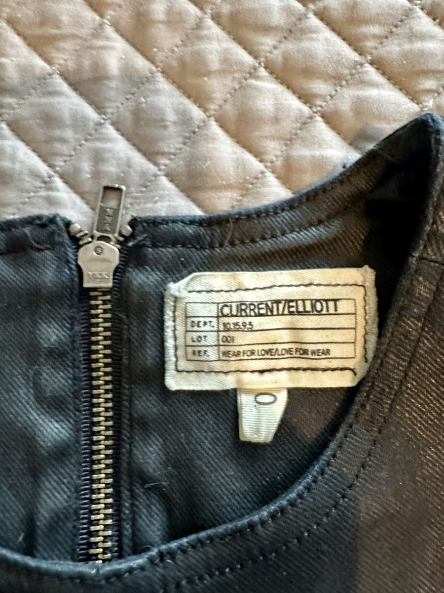 Vestiti: Black Coated Denim Dress US 0 – Nuovo (secondo la descrizione) da Sorengo venduto da dis_tfq6 2