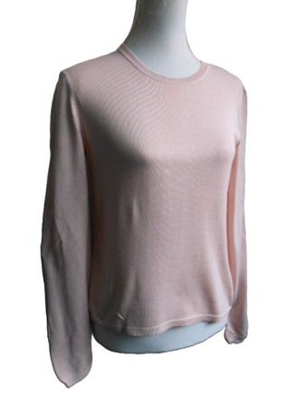 Gr. 38 40 PETER HAHN Pulli 100% SEIDE rosa s.Masse