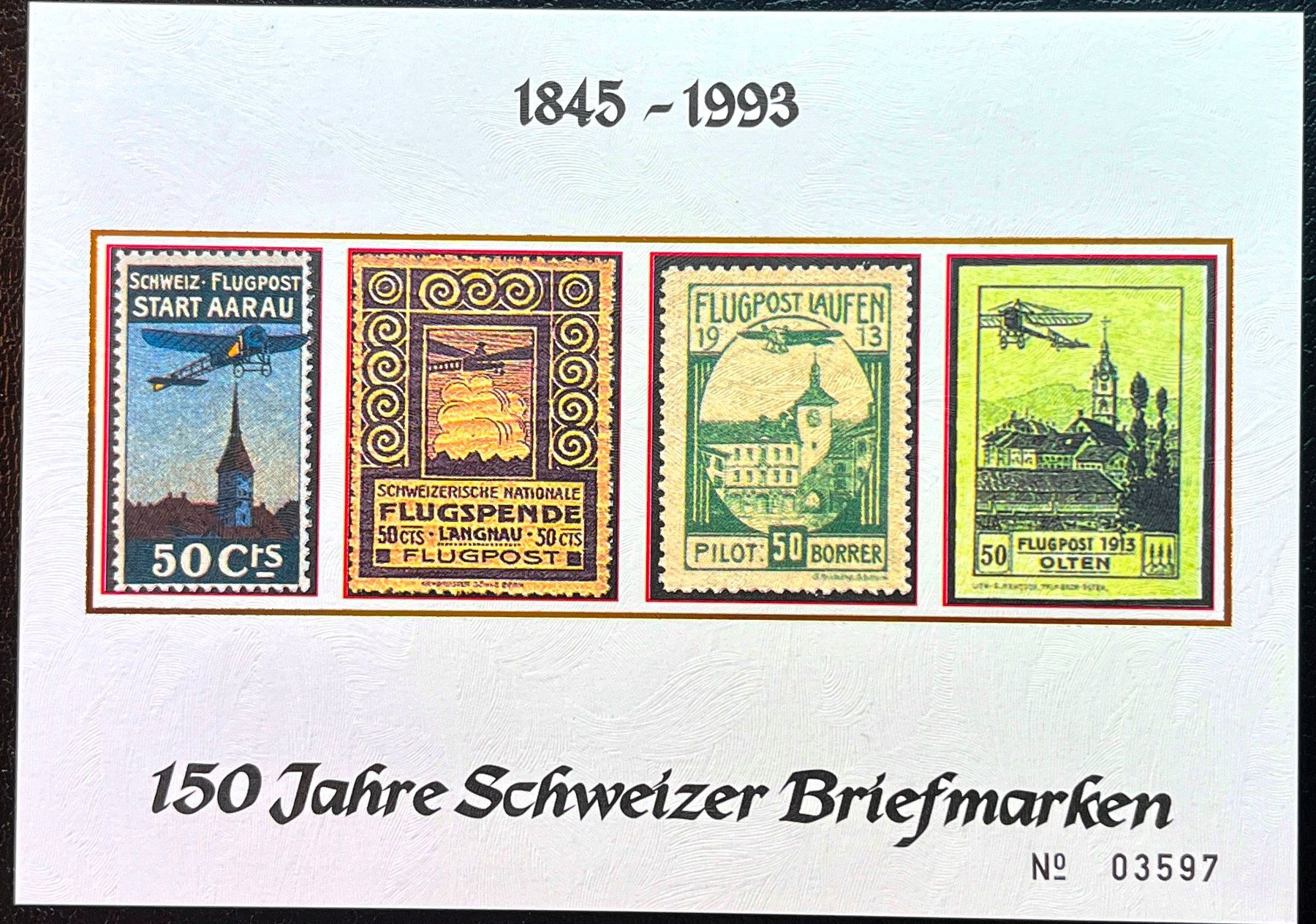 Alle Briefmarken: Karten mit Flugpostvorläufer Drucken – Neu (gemäss Beschreibung) aus Bern von nik688 1