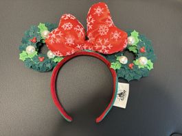 Serre-tête à oreilles de Noël Mickey Mouse
