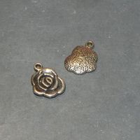 Anhänger Rose antiksilber