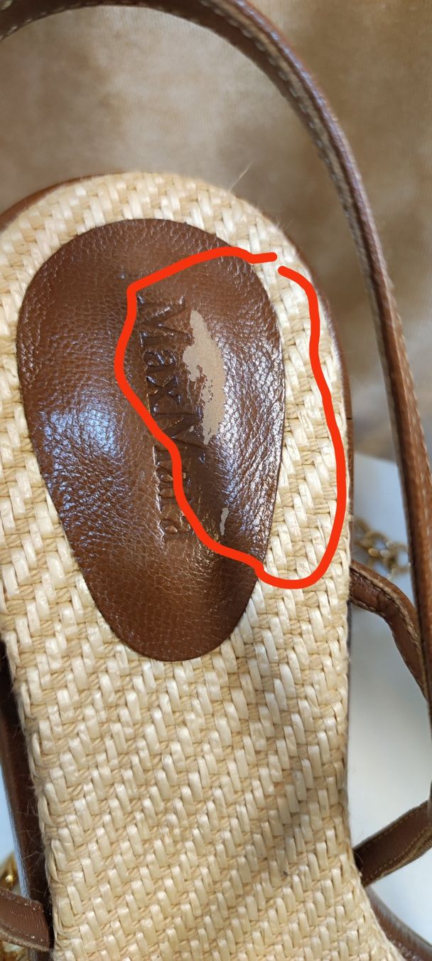 Max Mara Chaussures femmes: Max Mara 39 (40) Sandalen, echte Leder – Neuf (Voir description) à Rüfenach AG par Nanisa777 8