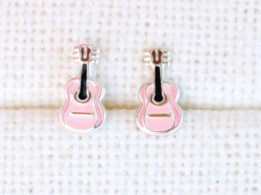 Orecchini pendenti & Orecchini a lobo: Kinder Ohrringe GITARRE Sterling Silber – Nuovo e nell'imballaggio originale da Stallikon venduto da Bergli18