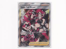 Pokémon Team Yell Grunt Trainer Supporter Karte 222/202