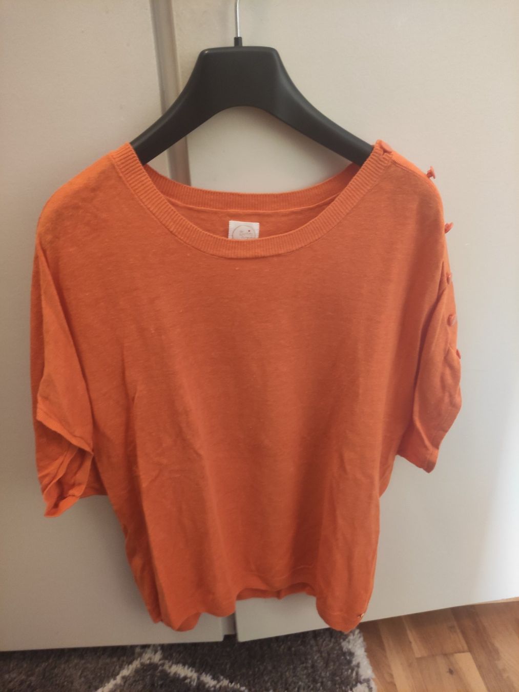 Des Petits Hauts Camicette: Shirt Bluse orange Des Petits Hauts Gr. 1 / S – Nuovo (secondo la descrizione) da Schliern b. Köniz venduto da Pecannut