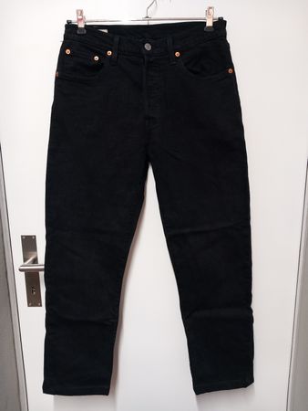 Levi's 501 Jeans W28 L30 schwarz, Top Zustand!