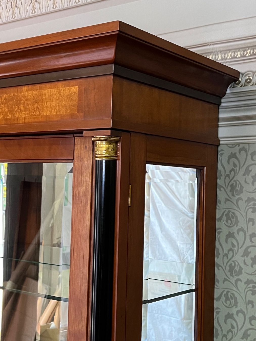 Vetrine: Biedermeier Vitrine Selva Schrank Kirschbaum Stilmöbel – Usato da Gemünden venduto da GEUENWALD 3