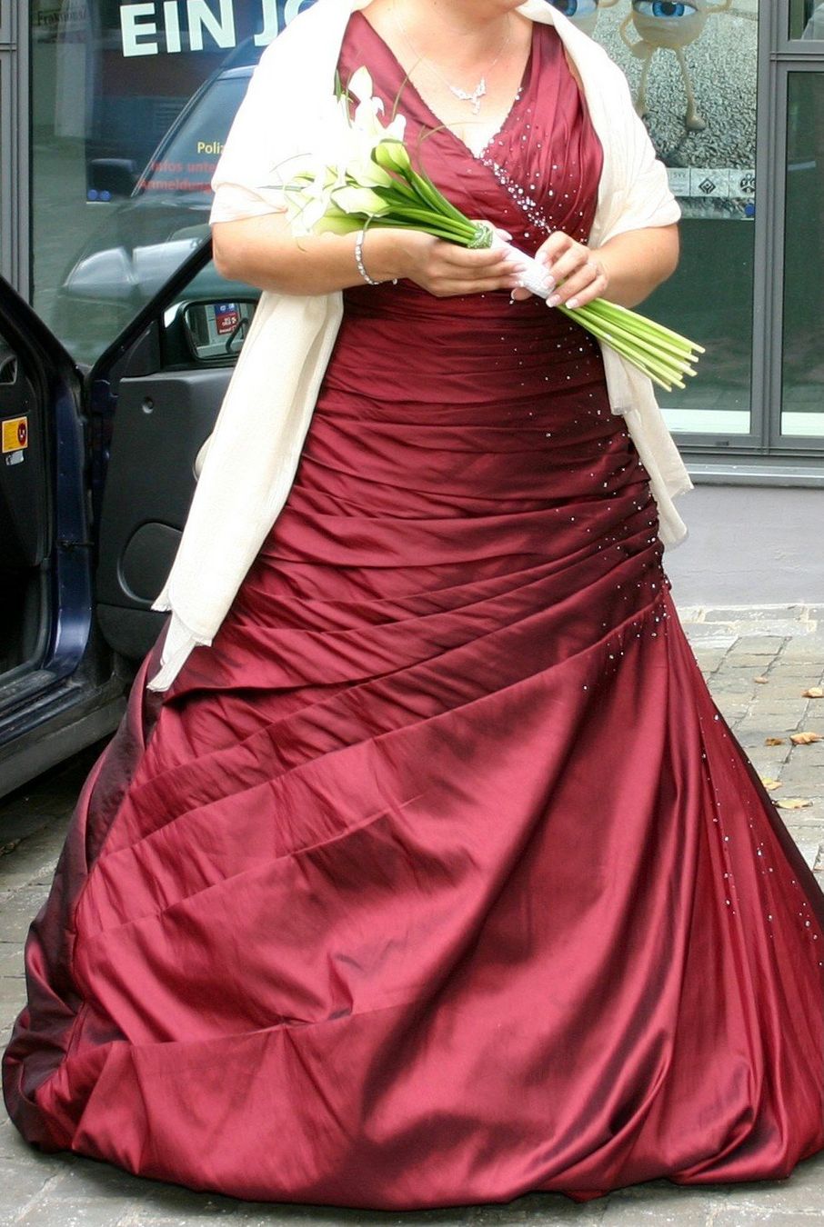 Vestiti: rotes Hochzeitskleid Gr. 50 – Usato da Pfäffikon ZH venduto da AnjaZOLA 3