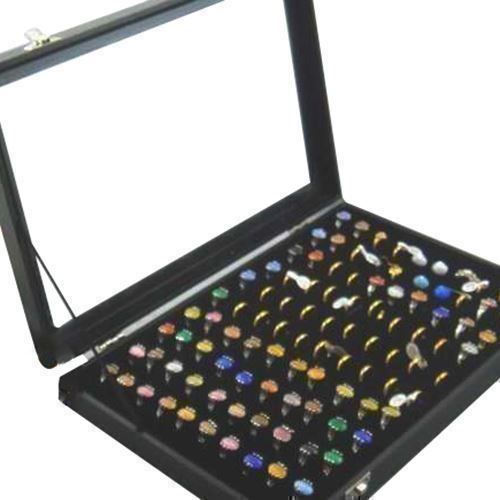 Altro in Decorazioni & Accessori: Schmucklade Schaukasten Ringbox 100 Ring Ringbox aus Samt – Nuovo (secondo la descrizione) da Thun venduto da yesky 1