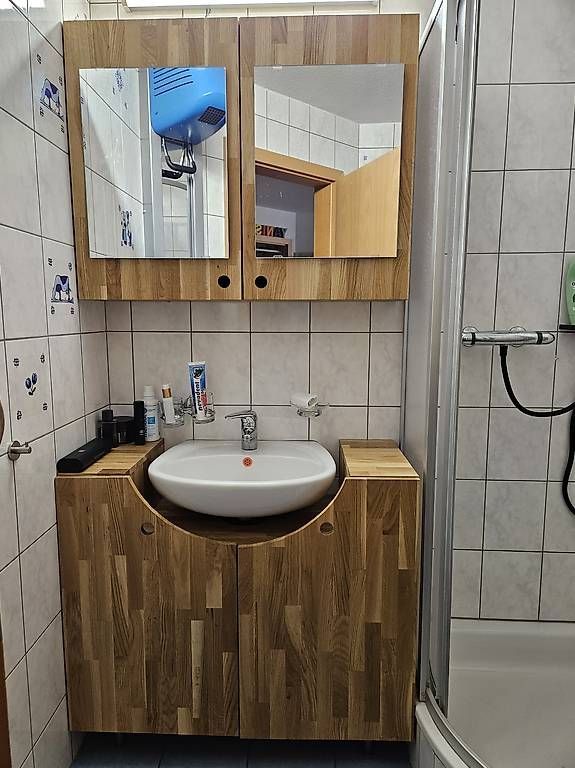 Mobili per bagno: Badezimmermöbel Set in Eiche Massiv – Usato da Visp venduto da Dhollaender