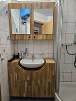 Badezimmermöbel Set in Eiche Massiv