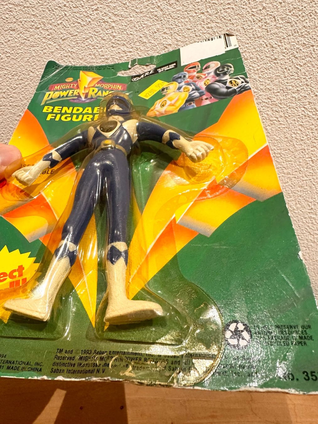 Statuette: 1993 Power Rangers Bendable Blue Ranger Billy saban – Nuovo e nell'imballaggio originale da Baar venduto da Mic_vL 1