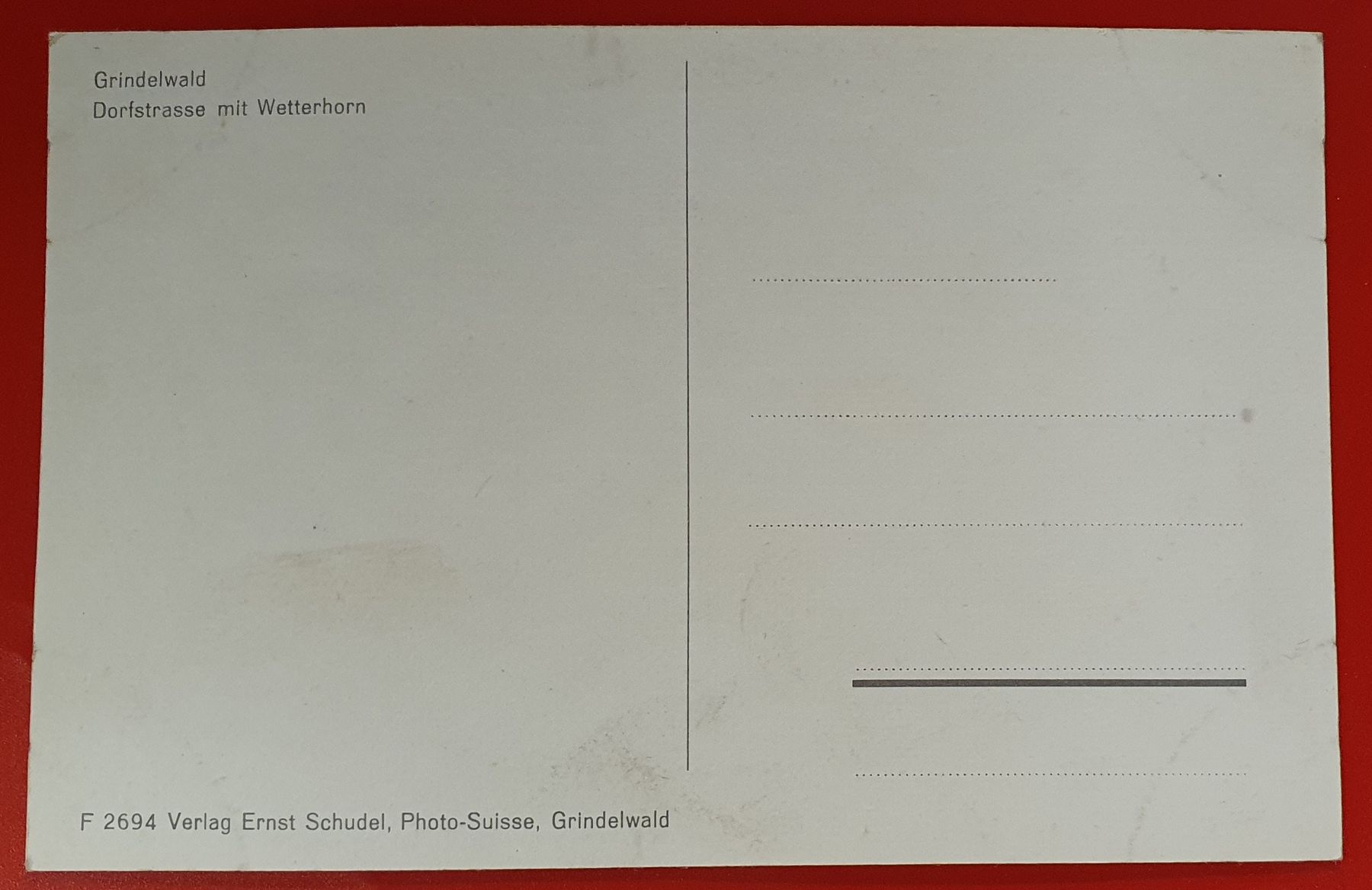 Cartoline postali: Grindelwald - Dorfstrasse – Usato da Kreuzlingen venduto da Rschweiz1 1