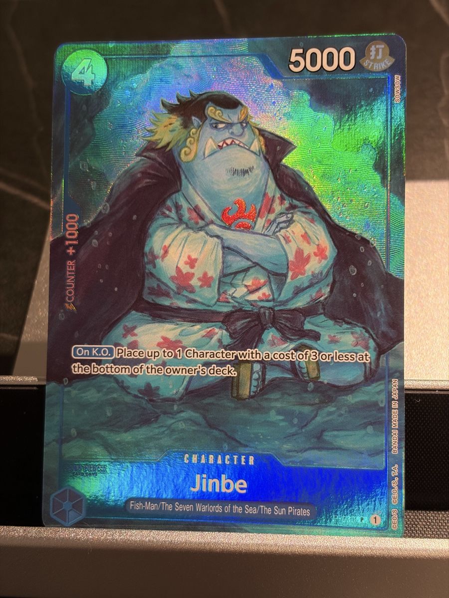 Bandai Sammelbilder & Trading cards: One Piece P-030 Jinbe, Englisch – Neu (gemäss Beschreibung) aus St. Gallen von cambitcg