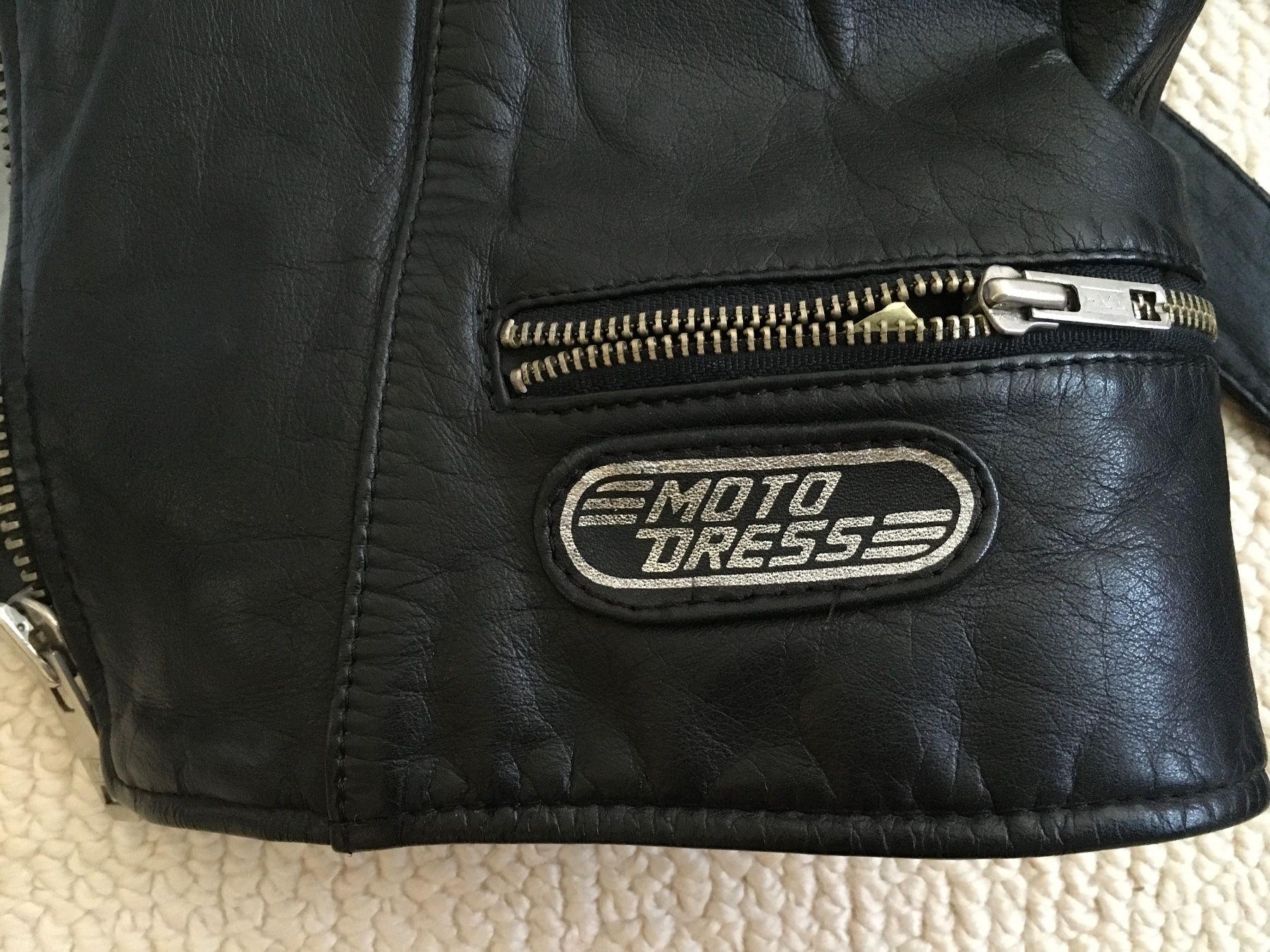 Giacche: Damen-Motorrad-Lederjacke schwarz, Grösse 46 – Usato da Rheinfelden venduto da Nerocorleone110 3
