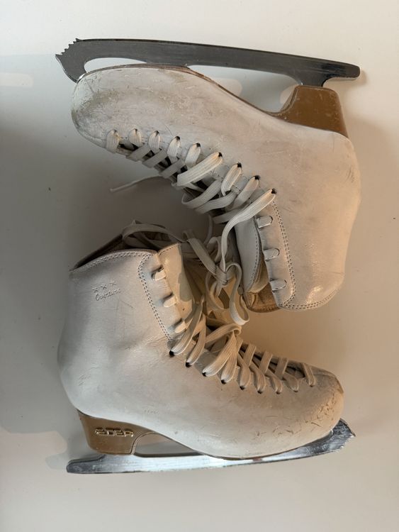 Patins Artistiques Edea Ice Fly Taille 220 - Occasion, Bon état Structurel - Sans Lames