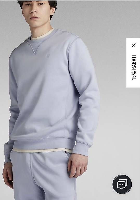 Pullover & Sweatshirts: G Star core sweatshirt grau – Gebraucht aus Suhr von Ecte 4