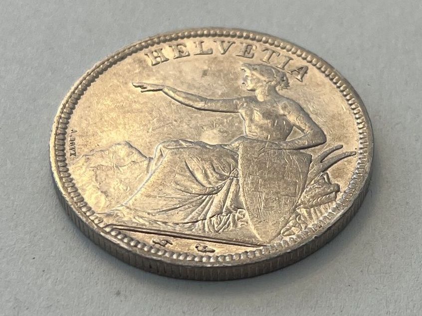 Tutti le monete: 5 Franken 1850, Sehr schön!!! – Usato da Tägerwilen venduto da Beata1sager 7