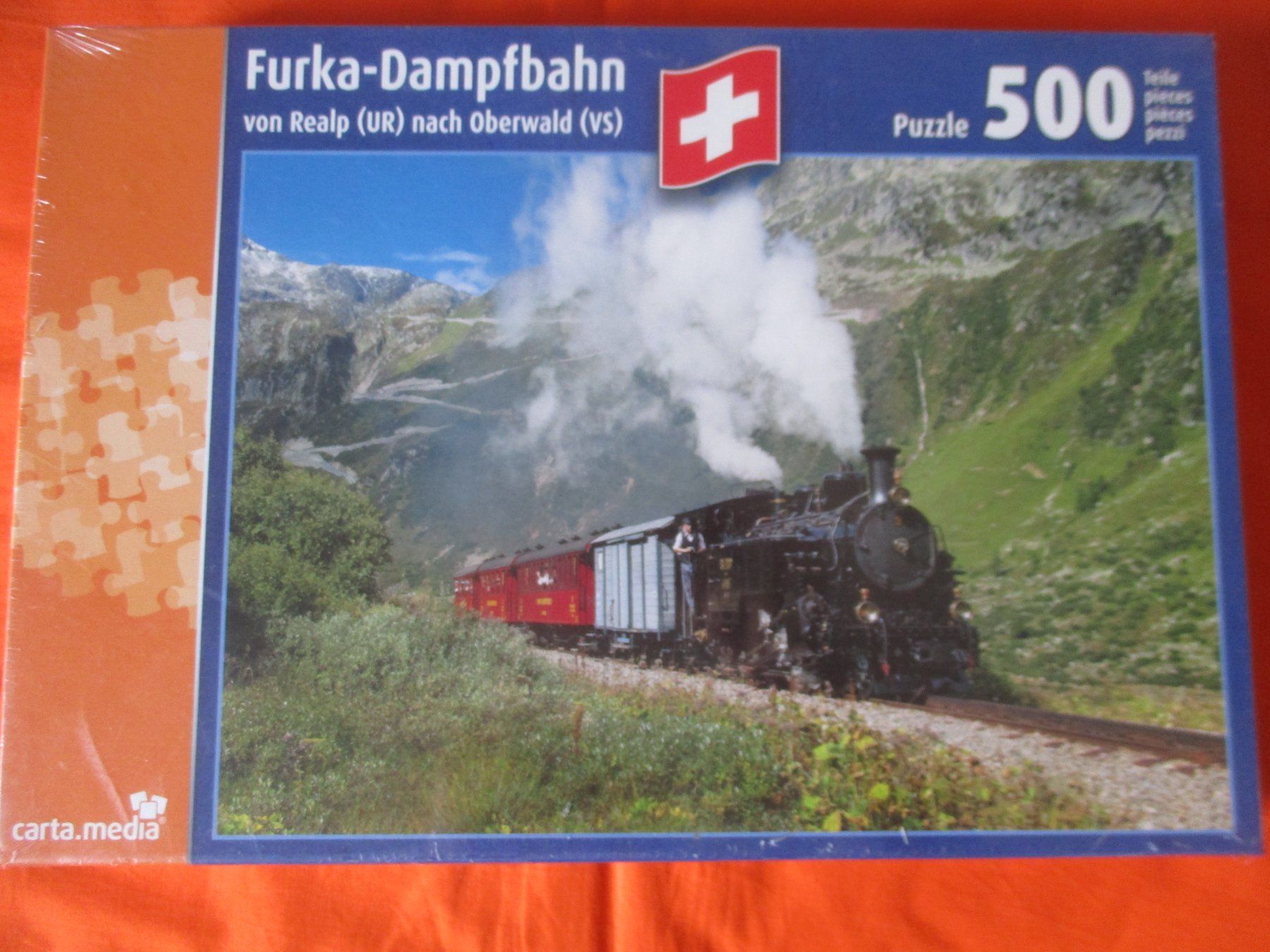 Puzzles: Furka Dampfbahn Puzzle – Neu und originalverpackt aus Birsfelden von alles-muss-raus