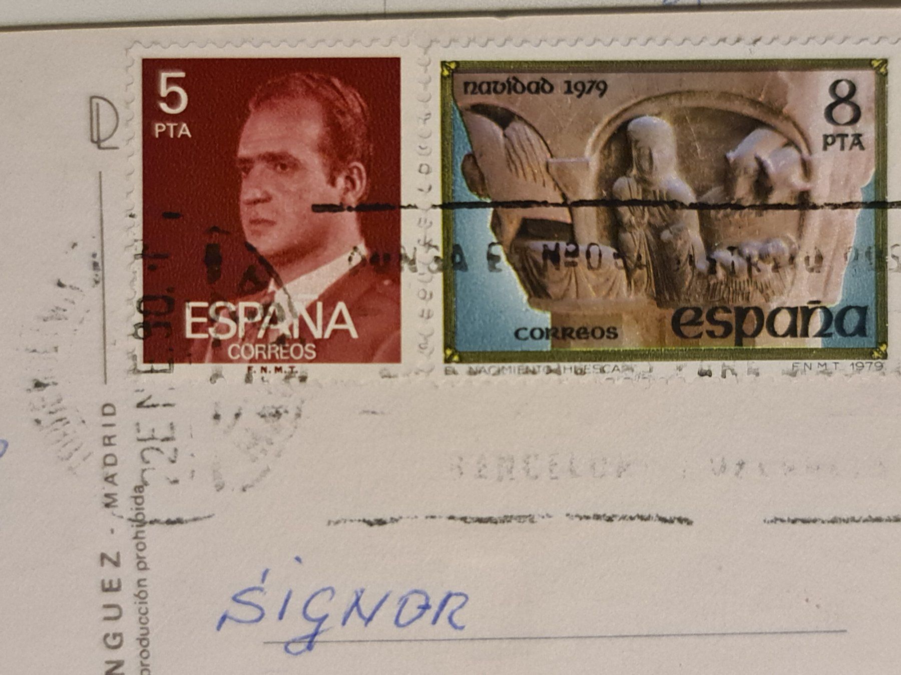 Cartoline postali: Postkarte Torremolinos Spanien 1980 – Usato da Dintikon venduto da Vexi 1