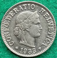 Pièce de 5 ct suisse 1933