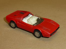 Modellauto Corgi Ferrari 308 GTS rot gebrauchter Zustand