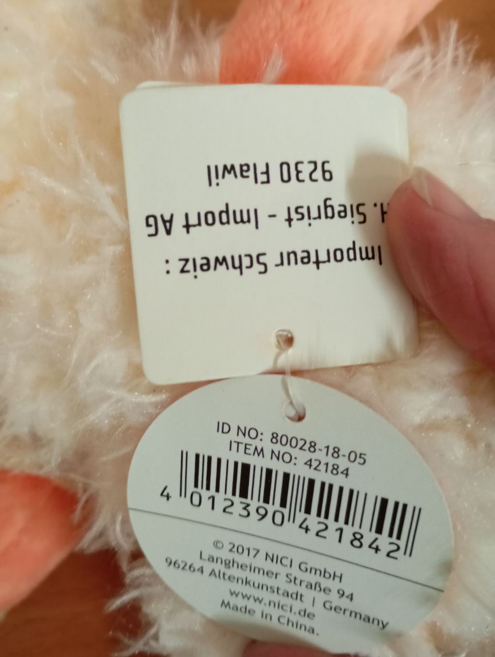 Nici Giocattoli: Nici Jolly Mellow Schlenker Schaf – Nuovo e nell'imballaggio originale da Winterthur venduto da pjuma01 2