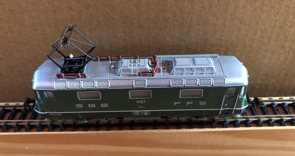 SBB Elektrolok Re 4 4 II grün Minitrix Kaufen auf Ricardo