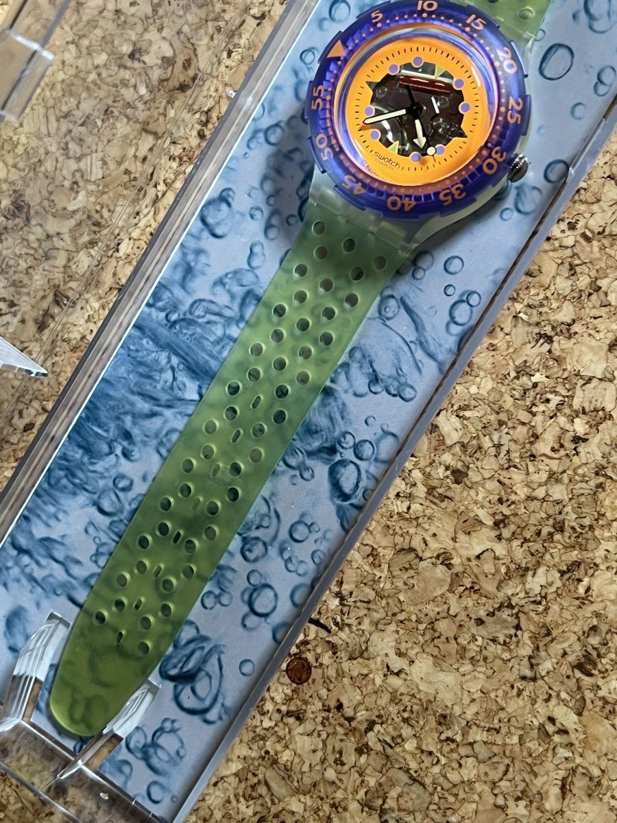 Swatch Montres: Swatch Uhr Automatik  ORANGE Scuba – D'occasion à Basel par bellespirit 5