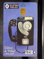 Telefonkarte Telefonica Spanien gebraucht 6 Euro Wert