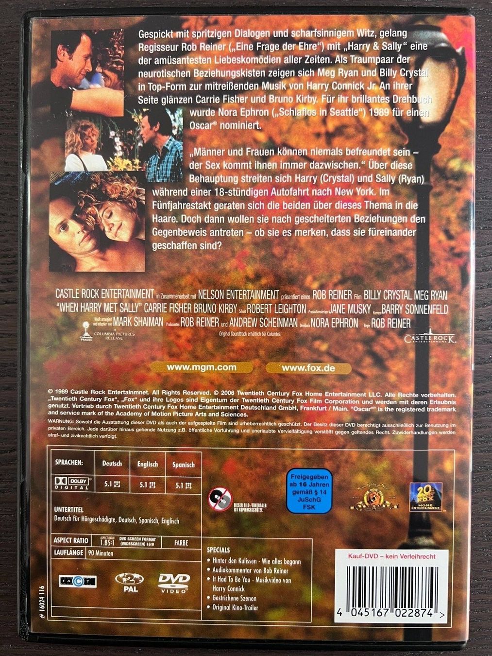 Tutti i DVDs: Harry & Sally – Usato da Zürich venduto da FilmFreunde 1