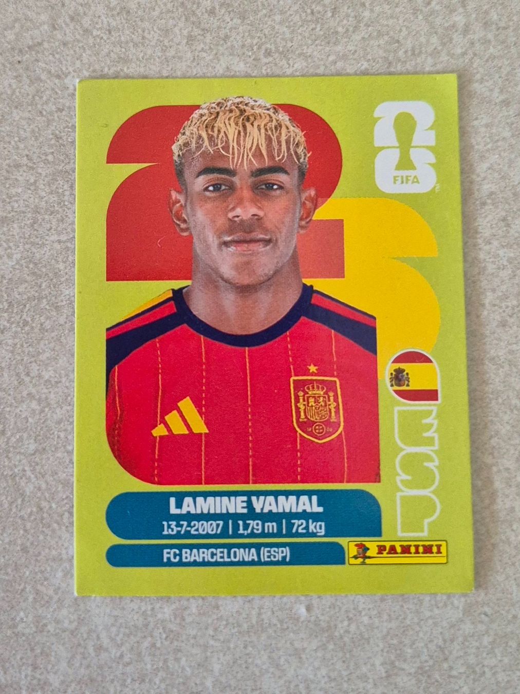 Sticker: Lamine yamal 2026 sticker – Usato da Thunstetten venduto da carolin03